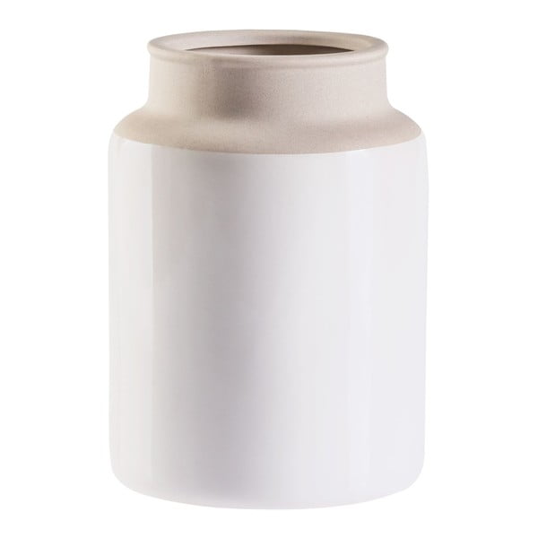 "Vox Todal" kreminės ir baltos spalvos vaza, aukštis 23,5 cm