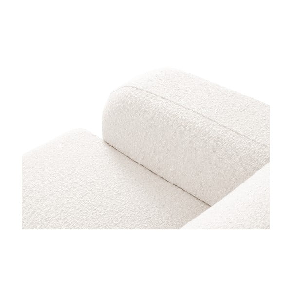 Kampinė sofa baltos spalvos iš boucle (su dešiniuoju kampu) Molino – Micadoni Home-image-3