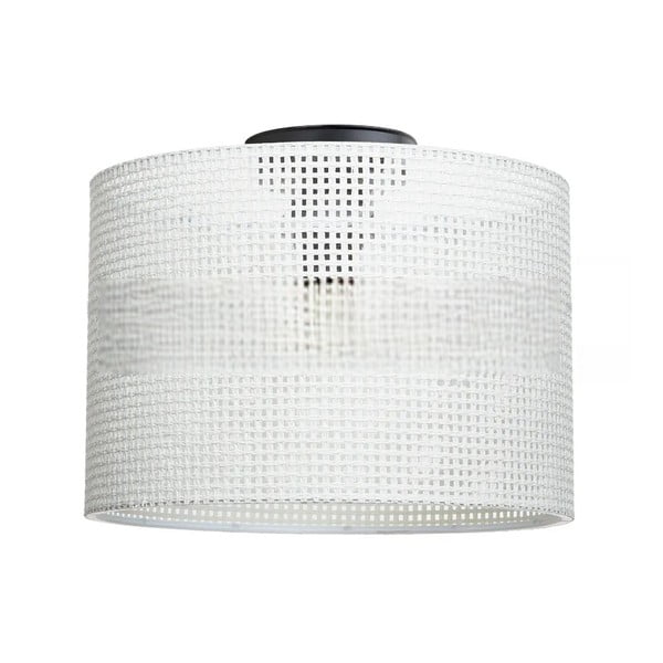 Lubinis šviestuvas kreminės spalvos ø 30 cm su tekstiliniu gaubtu Goza – Squid Lighting-image-2
