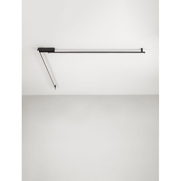 Matinės juodos spalvos iš aliuminio lubinis šviestuvas LED su pritemdymo funkcija 4x309 cm Briana – Nova Luce-image-4