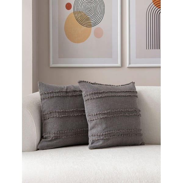 Dekoratyviniai pagalvių užvalkalai 2 vnt. 43x43 cm Tuffet – Mioli Decor-image-3