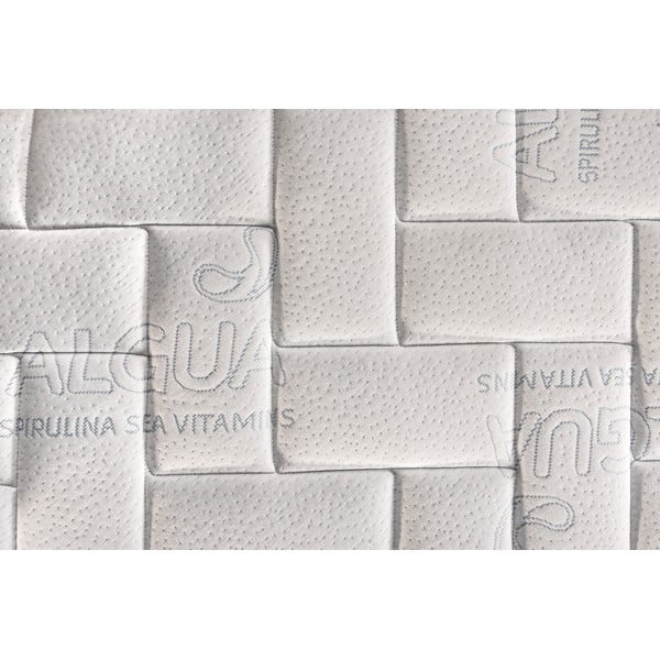 Kietas/vidutinio kietumo putų dvipusis čiužinys 120x200 cm BonRelax HR BIO - BENAB-image-3