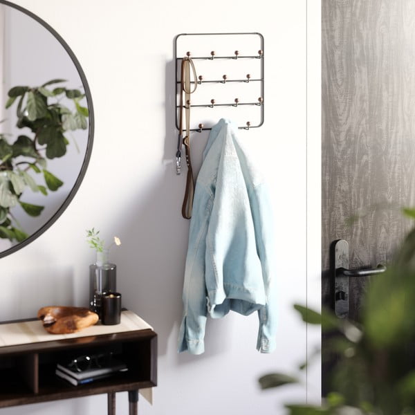 Juoda natūrali metalinė durų pakaba 36 cm Estique - Umbra-image-1