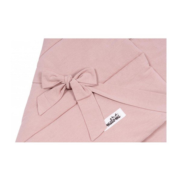 Rožinė medvilninė kūdikių antklodė 75x75 cm - Malomi Kids-image-2