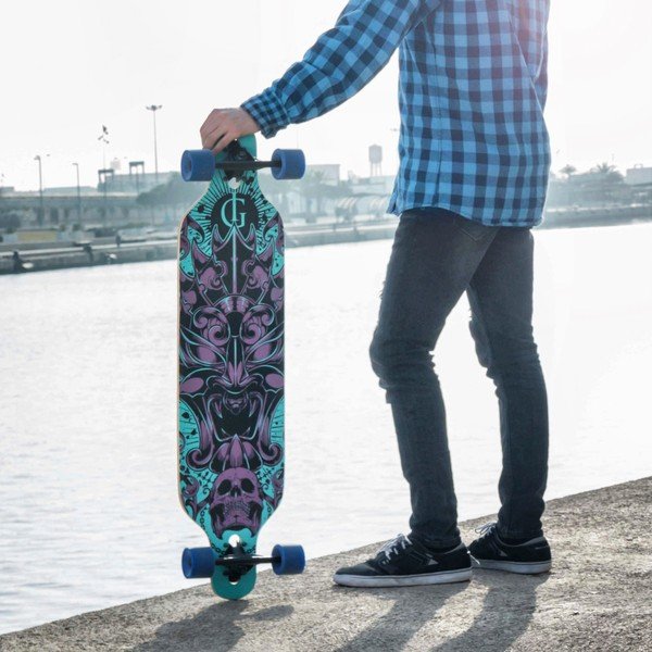 Longboard InnovaGoods Skate-image-2