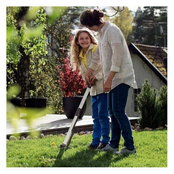 Baltas metalinis ravėjimo kastuvėlis Fiskars-image-1