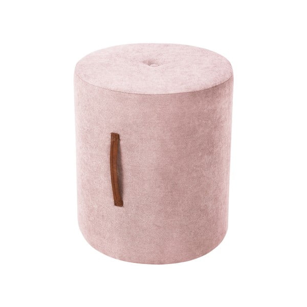 Šviesiai rožinis pufas Kooko Home Motion, ø 40 cm