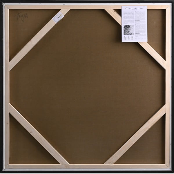 Paveikslas tapyba rankomis (tapyba) 100x100 cm Blue Inside    – Malerifabrikken-image-2