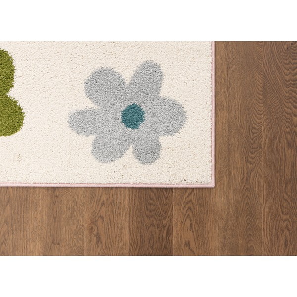 Dramblio kaulo spalvos vaikiškas kilimas 120x170 cm Dazzy Cream – FD-image-3