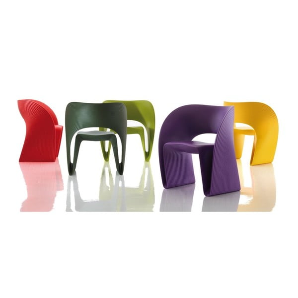 Oranžinis fotelis "Magis Raviolo-image-1