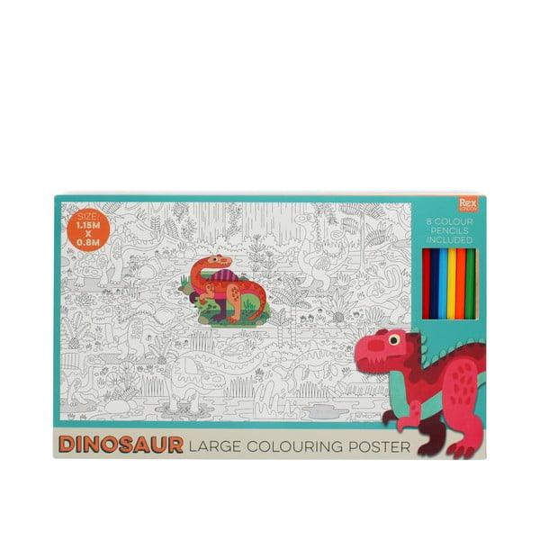 Spalvinimo knygelė Baby Dinos – Rex London
