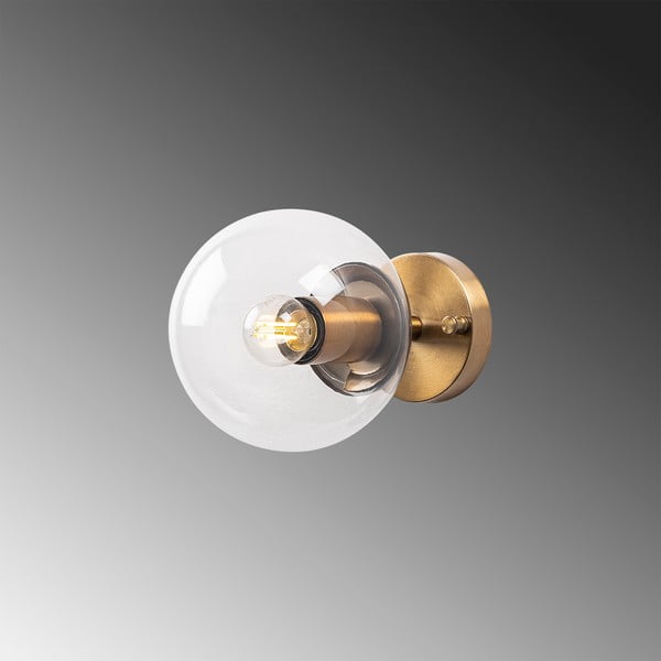 Žalvario spalvos sieninė lempa ø 15 cm Atmaca – Opviq lights-image-4