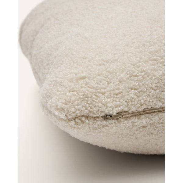 Kreminės spalvos iš boucle sofos pagalvėlė Martina – Kave Home-image-2