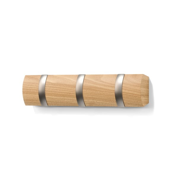 Iš tuopos masyvo sieninė lentyna natūralios spalvos Flip – Umbra-image-3