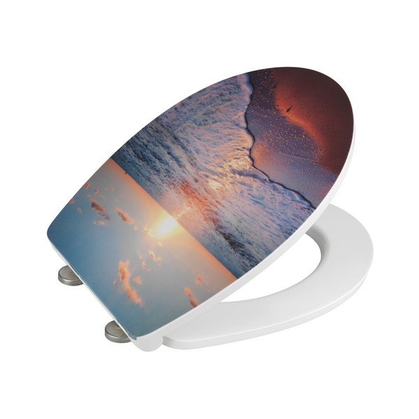 Tualeto sėdynė su lengvu uždarymu Wenko Sunset, 46 x 39 cm-image-2