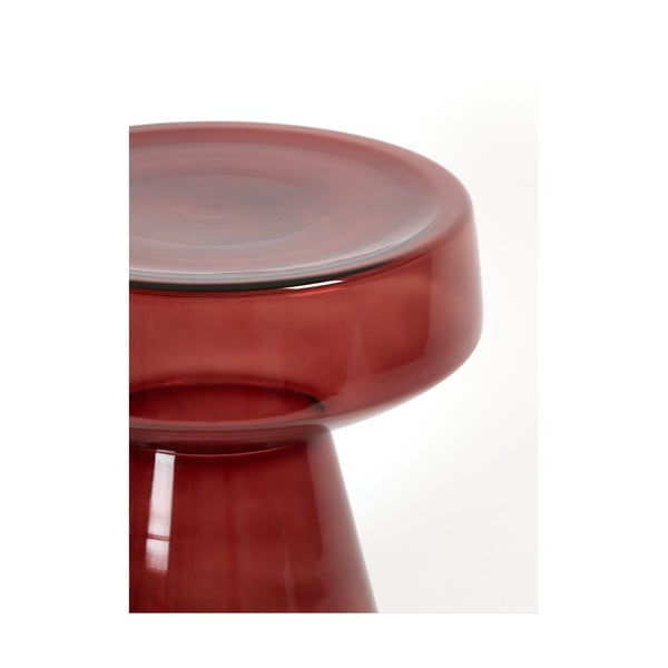 Iš stiklo apvalios formos šoninis stalas ø 37 cm Dakwa – Light & Living-image-2