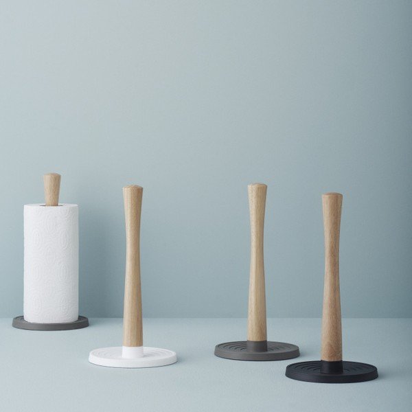 "Stelton Rig-Tig Toll-It" popierinių rankšluosčių laikiklis, juodas-image-1
