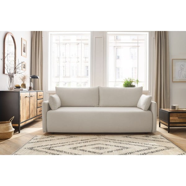 Sulankstoma sofa smėlio spalvos 211 cm Marcel – Bobochic Paris-image-1