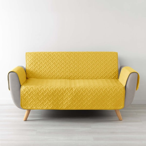3 sėdimos vietos apsauginis sofai baldų apmušalas geltonos spalvos Lounge – douceur d'intérieur