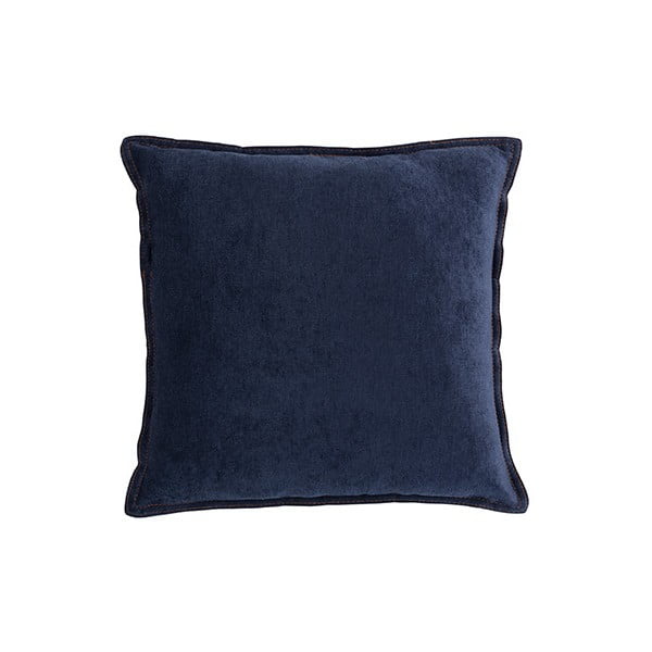 Tamsiai mėlyna "White Label" pagalvė "Justin", 45 x 45 cm