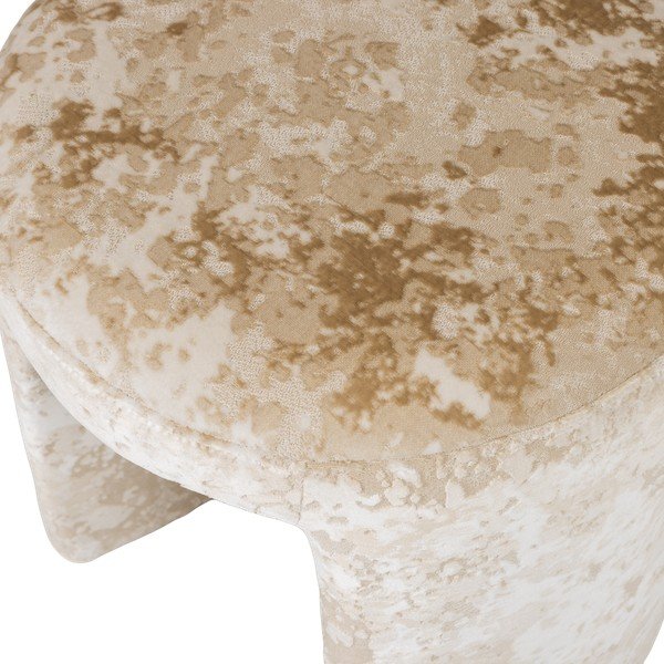 Smėlio spalvos iš audinio taburetė Charlie – WOOOD-image-4