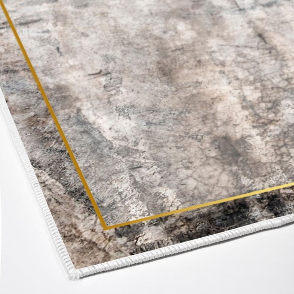 Pilkos spalvos/rudos spalvos vonios kilimėliai 2 vnt. 60x100 cm – Foutastic-image-3