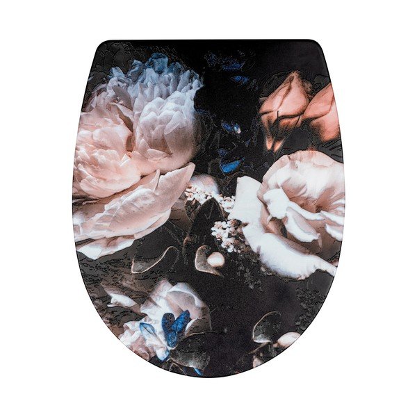 Klozeto sėdynė su gėlių dekoru Wenko Peony-image-2