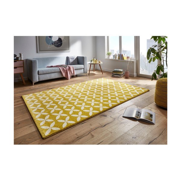 Geltonas kilimas Mint Rugs Tiffany, 290 x 200 cm-image-3