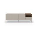 TV spintelė kreminės spalvos 180x55 cm Cailin – Marckeric