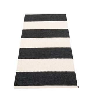 Juodos ir baltos spalvos lauko kilimas 70x150 cm Bob Black Vanilla – Pappelina