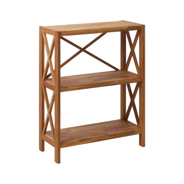 Iš ąžuolo masyvo pastatoma lentyna natūralios spalvos 70x87 cm X-Shelf – Unique Furniture-image-2