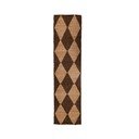 Rankų darbo rudos spalvos/natūralios spalvos kilimas iš džiuto mišinio 80x230 cm Effie Diamond – Flair Rugs