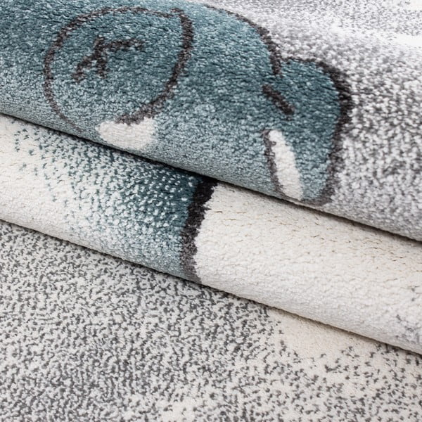 Vaikiškas kilimas mėlynos spalvos/pilkos spalvos ø 120 cm Kids – Ayyildiz Carpets-image-1