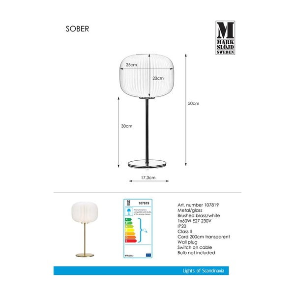 Stalinis šviestuvas Markslöjd Sober-image-3