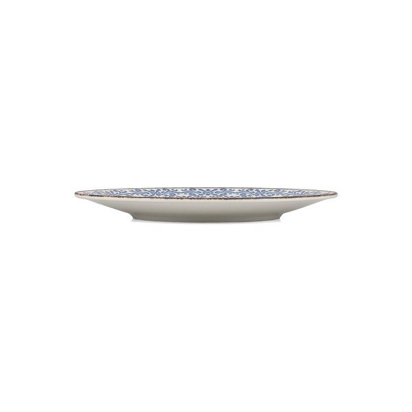 Baltos spalvos/mėlynos spalvos iš porceliano  lėkštė ø 25 cm Azul – BonBistro-image-3