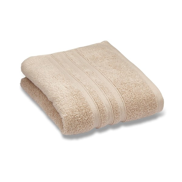 Smėlio spalvos iš frote audinio iš medvilnės rankšluostis 50x85 cm Zero Twist – Catherine Lansfield