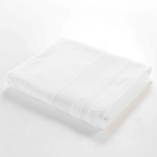 Iš frote audinio iš medvilnės vonios rankšluostis baltos spalvos 90x150 cm Tendresse – douceur d'intérieur