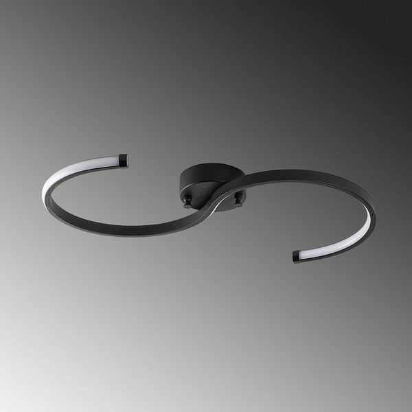 Lubinis šviestuvas juodos spalvos LED 25x10 cm Es – Opviq lights-image-1