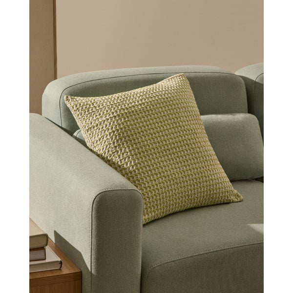 Iš medvilnės dekoratyvinis pagalvės užvalkalas 50x50 cm Lunira – Kave Home-image-1