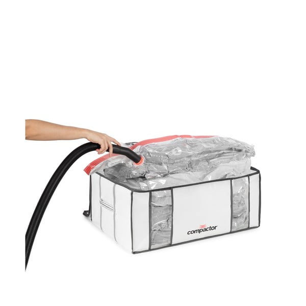 Vakuuminė/su standžiais kraštais iš tekstilės spintos daiktadėžė 65x45x27 cm Life – Compactor