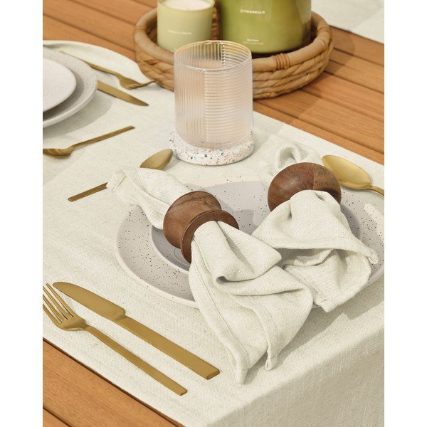 Auksinės spalvos stalo įrankiai iš nerūdijančio plieno 16 vnt. Lite – Kave Home-image-2