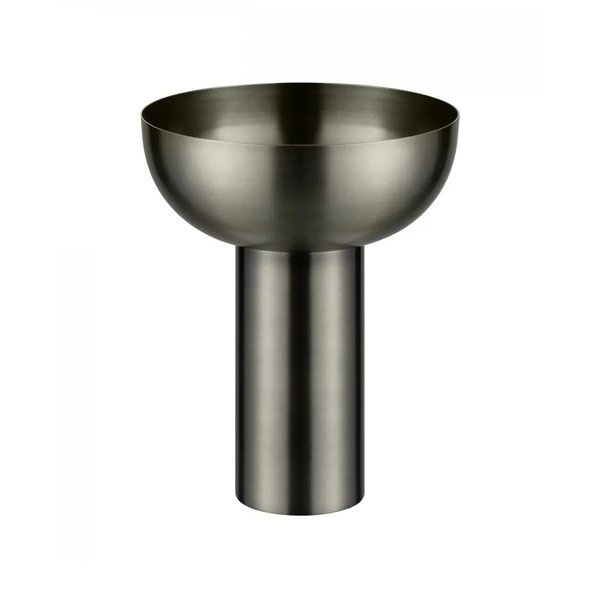 Pilkos spalvos iš nerūdijančio plieno vaza (aukštis 21 cm) Miyabi – Blomus