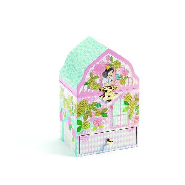 Medinė muzikinė dėžutė Djeco Princess-image-1
