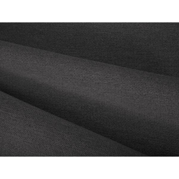 Dvigulė lova tamsiai pilkos spalvos audiniu dengta su sandėliavimo vieta su lovos grotelėmis 200x200 cm Casey – Mazzini Beds-image-1