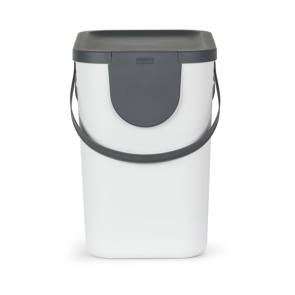 Baltas kompostuojamų atliekų konteineris 25 L Albula - Rotho-image-2