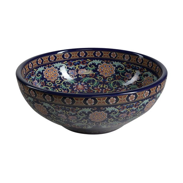 Iš keramikos apvalios formos praustuvas tamsiai mėlynos spalvos ø 41 cm Priori – Sapho-image-2