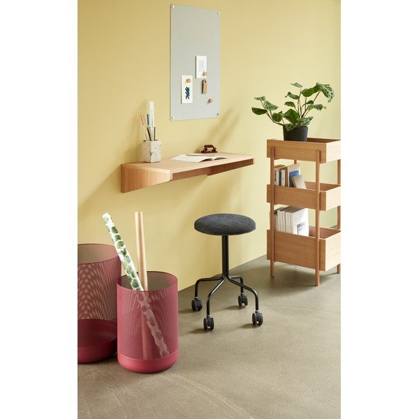 Iš ąžuolo masyvo sieninis rašomasis stalas 35x80 cm Folk – Hübsch-image-1