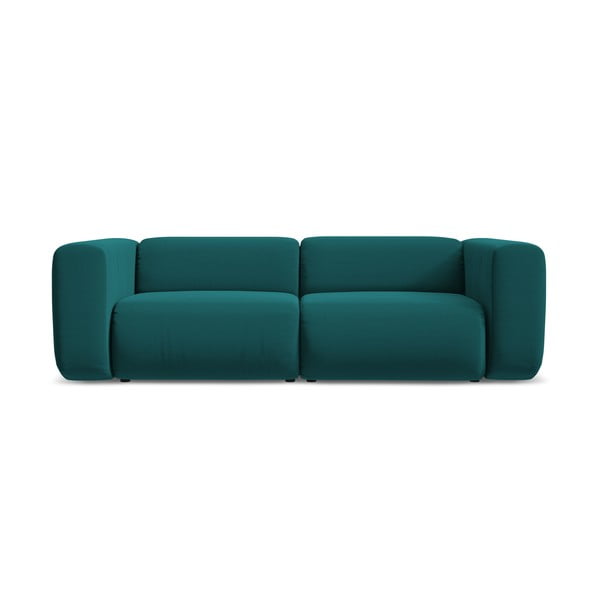 Turkio spalvos iš velveto sofa 228 cm Ekahi – Makamii