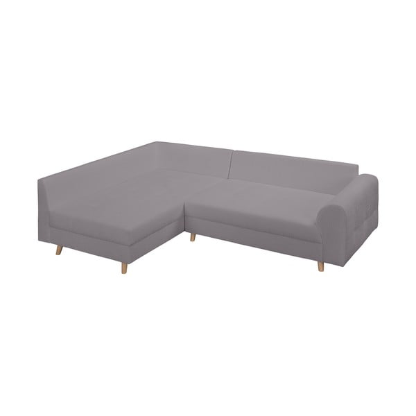 Kampinė sofa tamsiai pilkos spalvos iš boucle (su kairiuoju kampu) Ariella – Ropez-image-4