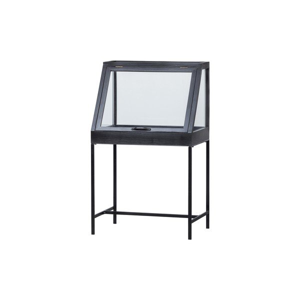 Vitrina juodos spalvos 65x109 cm Dido – WOOOD-image-3